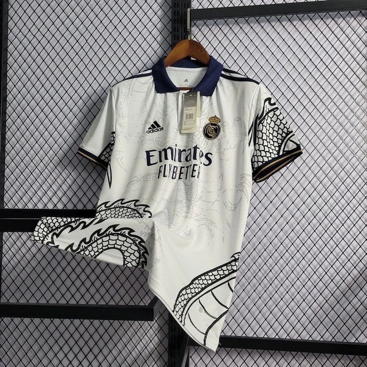 Real Madrid White Dragon Edition Concept Jersey