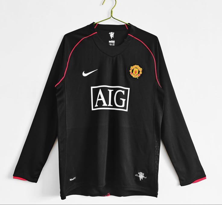 Manchester United AWAY 2007-08 Black Vintage Jersey Master Copy