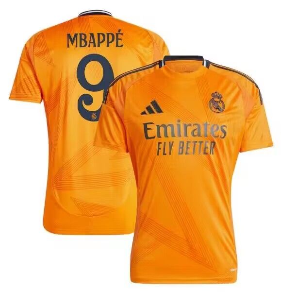 Real Madrid Orange Version 2025 Stadium Kit Master Copy Edition