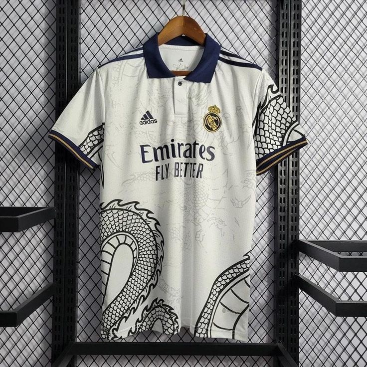 Real Madrid White Dragon Edition Concept Jersey
