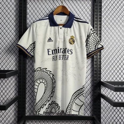 Real Madrid White Dragon Edition Concept Jersey