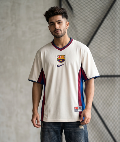 FC Barcelona 1998-99 Oversized Retro Jersey Ronaldinho Edition