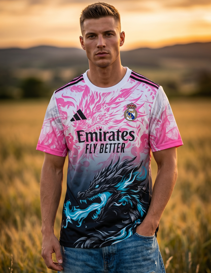Real Madrid Pink Dragon Edition Concept Jersey