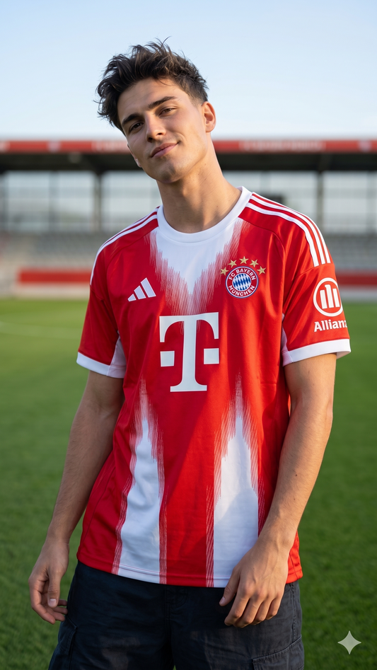 Bayern Munich Home 2025-26 Stadium Kit Master Copy Edition