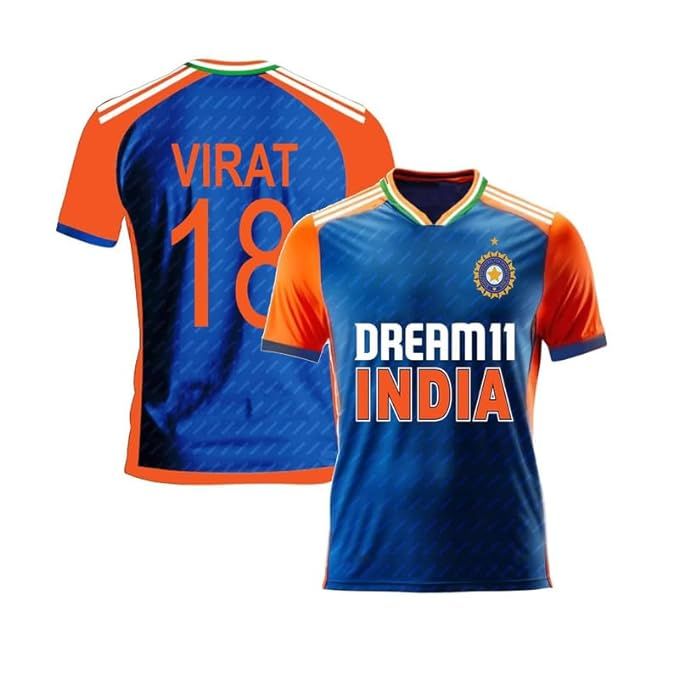 Indian Cricket Team 2024 T20 World Cup Jersey - Master Copy Edition