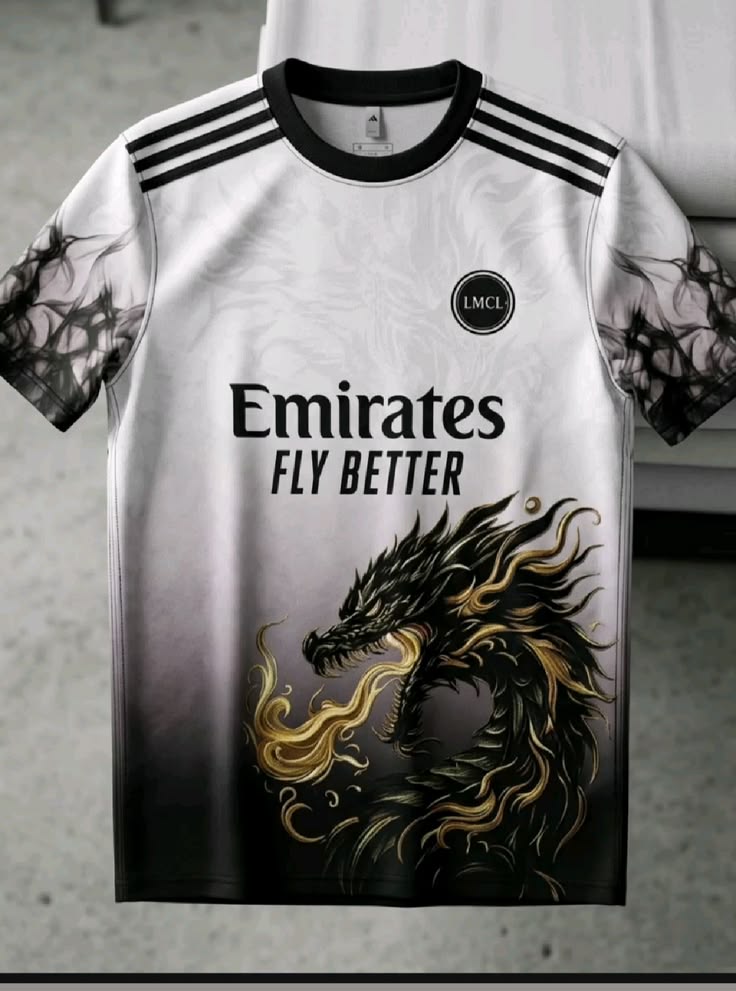 Real Madrid Golden Dragon Edition Concept Jersey