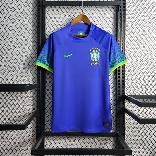 Brazil Away 2022-23 Stadium Kit Master Copy Edition