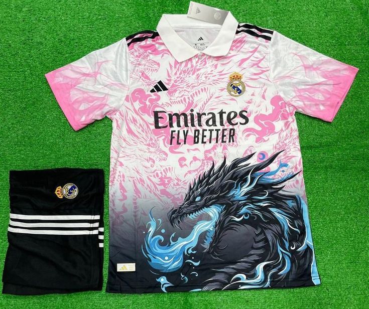 Real Madrid Pink Dragon Edition Concept Jersey