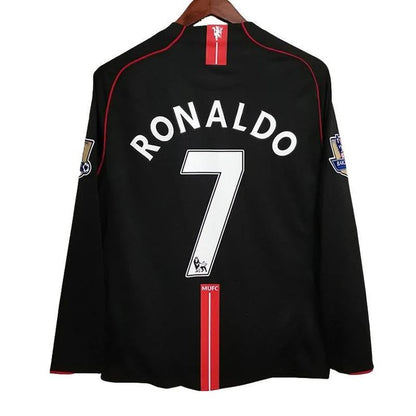 Manchester United AWAY 2007-08 Black Vintage Jersey Master Copy